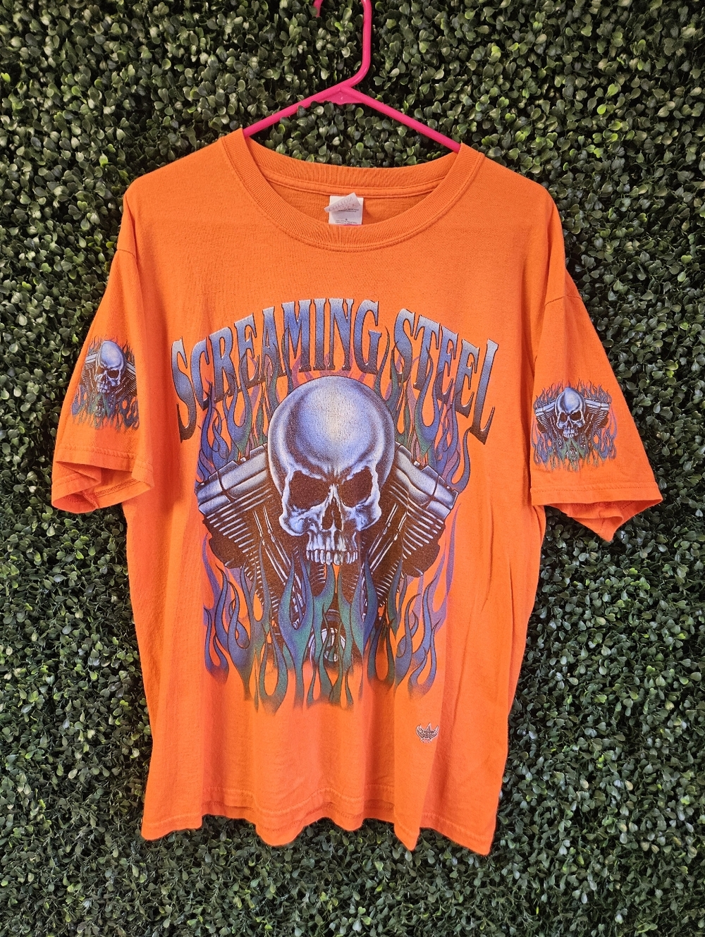 Mens Large Screaming Steel Breakin All The Rules Tshirt